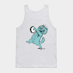 Tambourine Musical Cat Tank Top